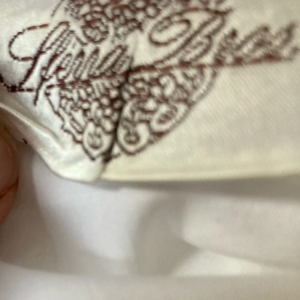 Sferra Bros Italian Egyptian cotton duvet cover hand embroidered floral lace.